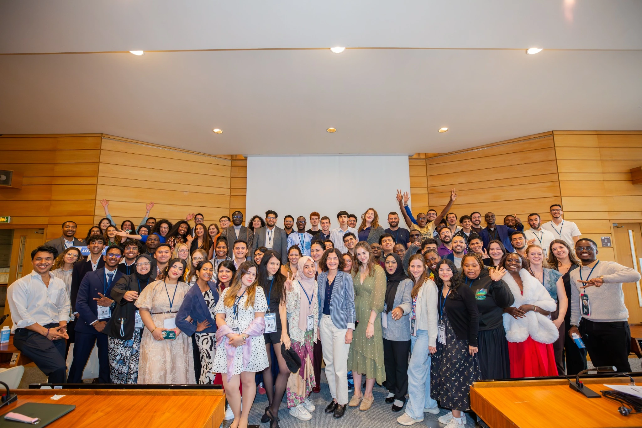 Legend Tren delegates and international participants during a global achievement program