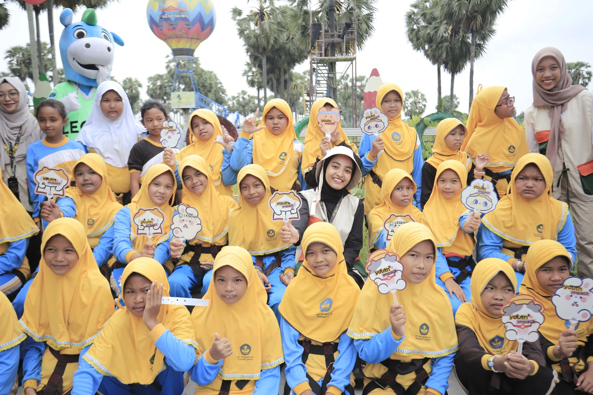 Children learning in nature