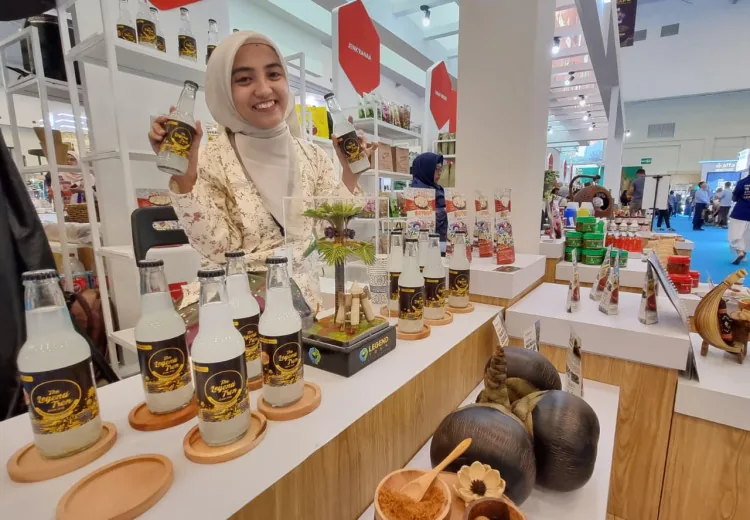 Legend Tren products displayed at Trade Expo Indonesia